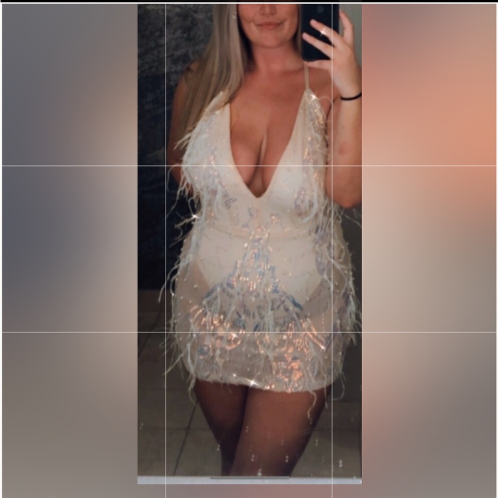 Feather dress